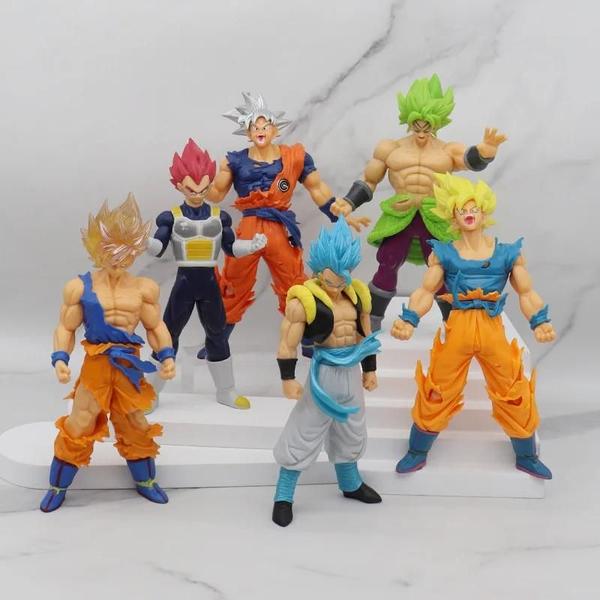 Imagem de Figuras de Ação Dragon Ball Z - Goku, Vegeta, Broly e Ultra Instinct