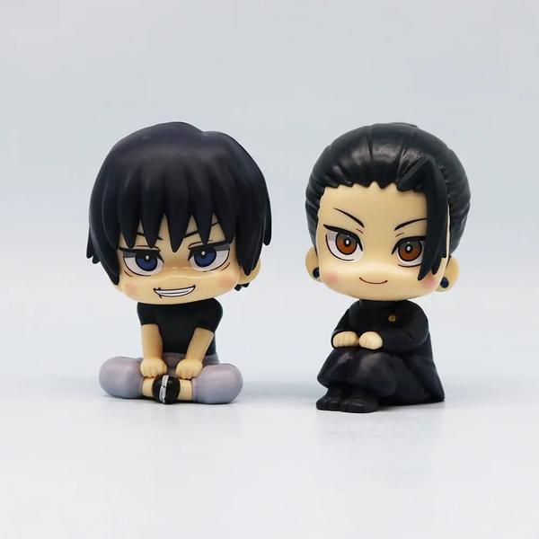 Imagem de Figuras de Ação Jujutsu Kaisen - Gojo, Fushiguro, Geto e Toji (Versão Q PVC)