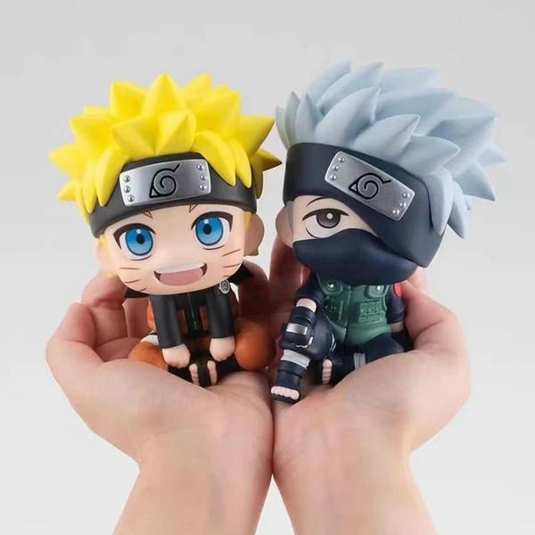 Imagem de Figuras de Ação Kawaii Naruto - Kakashi, Sasuke e Itachi (9cm) - Decoração para Carro