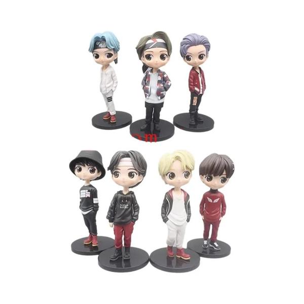 Imagem de Figuras de Ação KPOP BTS (Bangtan Boys) - 15,5cm - PVC - Para Colecionadores