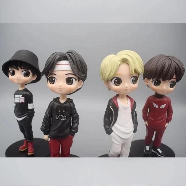 Imagem de Figuras de Ação KPOP BTS (Bangtan Boys) - 15,5cm - PVC - Para Colecionadores