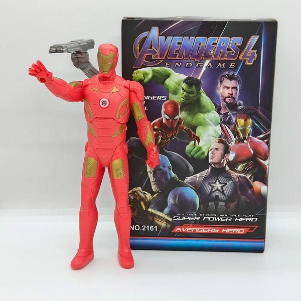 Imagem de Figuras de Ação Marvel Avengers 15cm - Hulk, Homem de Ferro, Capitão América, Thor e Spiderman