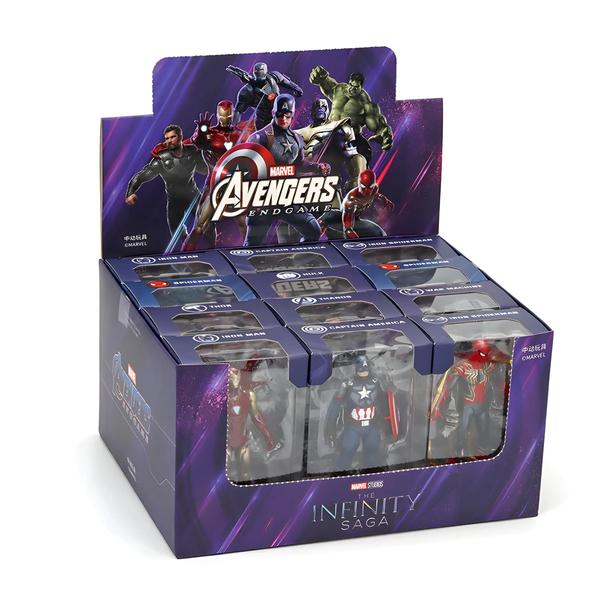 Imagem de Figuras de Ação Marvel Avengers - Homem de Ferro, Homem-Aranha, Thor, Capitão América, Thanos e Hulk