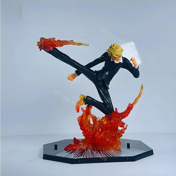 Imagem de Figuras de Ação One Piece - Luffy, Ace, Sanji, Sabo e Zoro - Bonecos Colecionáveis