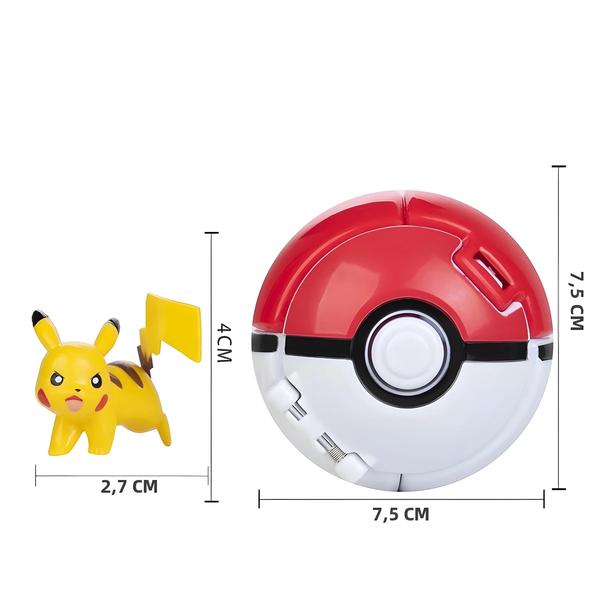 Imagem de Figuras de Ação Pokémon - 18 Estilos Deformados (Pokebola, Pikachu, Charmander, Blastoise, Mewtwo)