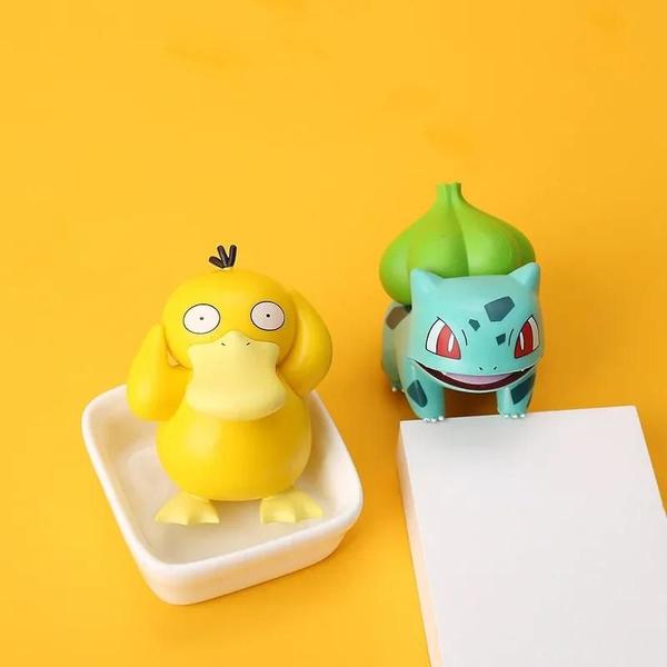 Imagem de Figuras De Ação Pokémon Fofas De 5-8 Cm Pikachu Charmander Squirtle Bulbasaur Psyduck Brinquedo