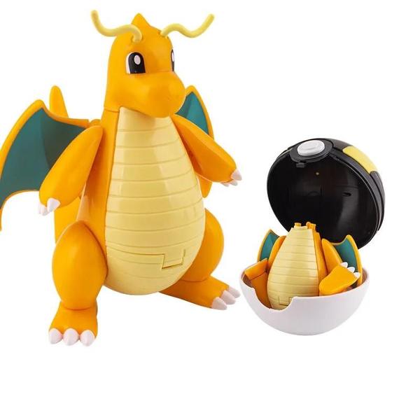 Imagem de Figuras de Ação Pokémon Infantis - Pikachu, Dragonite, Gengar, Mew, Snorlax, Gyarados, Lapras e Pokebola