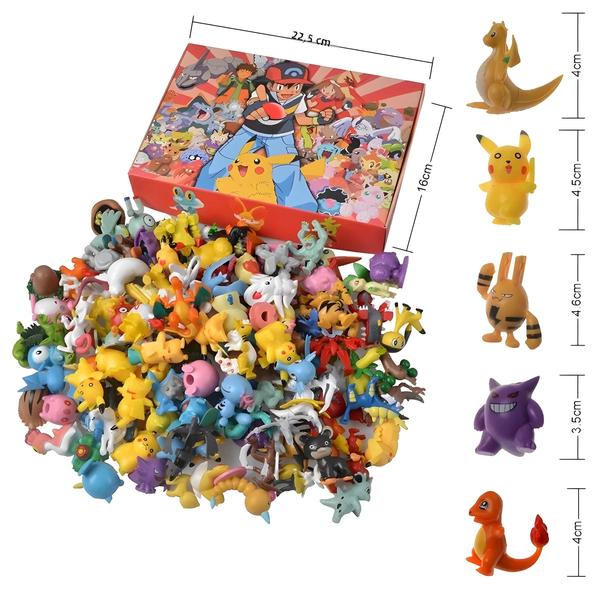 Figuras de Ação Pokémon Pikachu (20-100 Unidades) - 4-6cm - Brinquedos para Crianças Imagem de Figuras de Ação Pokémon Pikachu (20-100 Unidades) - 4-6cm - Brinquedos para Crianças