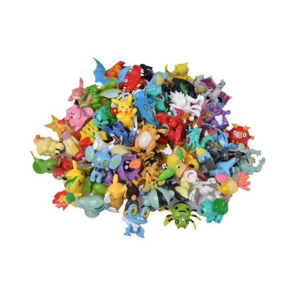 Imagem de Figuras de Ação Pokémon Pikachu (20-100 Unidades) - 4-6cm - Brinquedos para Crianças