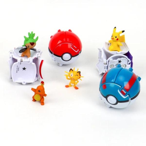 Figuras de Ação Pokémon - Pikachu, Charizard e Outros - Brinquedo Anime Imagem de Figuras de Ação Pokémon - Pikachu, Charizard e Outros - Brinquedo Anime