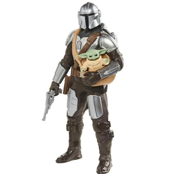 Imagem de Figuras de ação STAR WARS Galactic Action The Mandalorian & Grogu Interactive Electronic 30cm