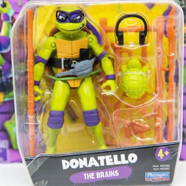 Imagem de Figuras de Ação Tartarugas Ninja - Raphael e Michelangelo com Articulações Móveis