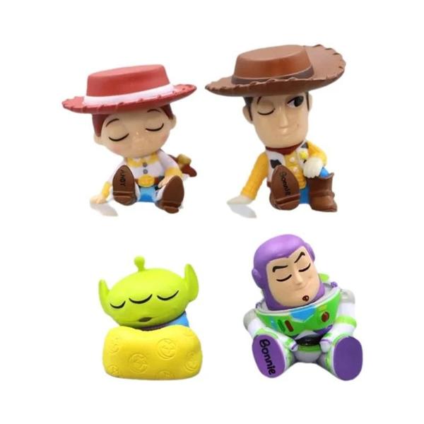 Imagem de Figuras de Brinquedo Anime Woody, Sulley e Monstros S.A. para Crianças