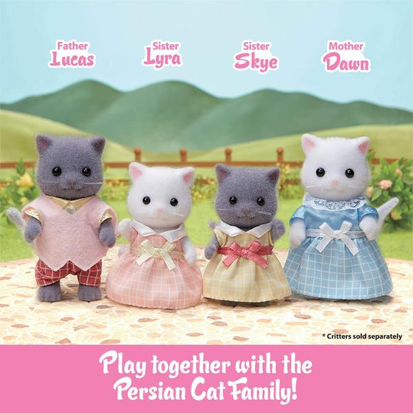 Imagem de Figuras de casa de bonecas colecionáveis Calico Critters Persian Cat