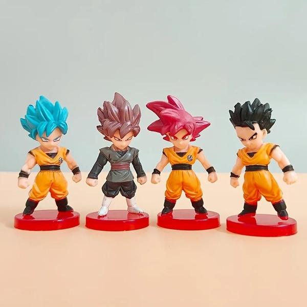 Imagem de Figuras de Mini Anime Saiyan Goku Dragon Ball - 20 Estilos - Presente de Aniversário para Crianças