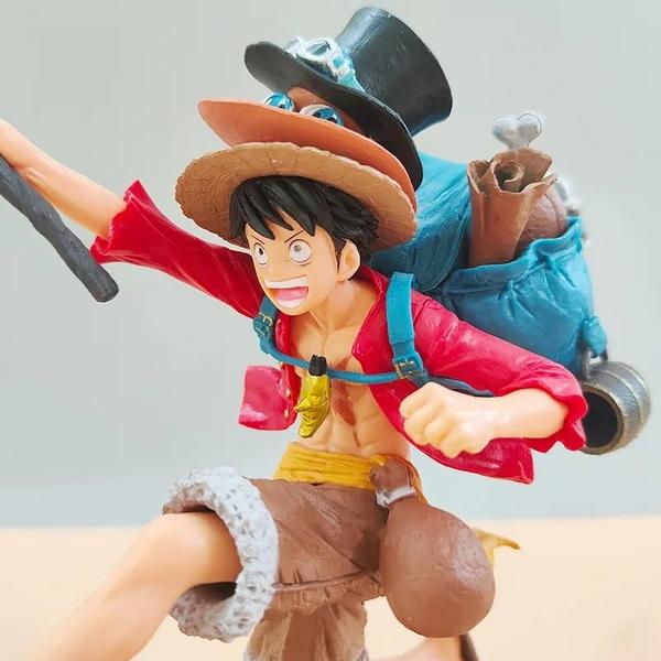 Imagem de Figuras Luffy, Ace e Sabo - One Piece - Set com 3 Peças - Bandai