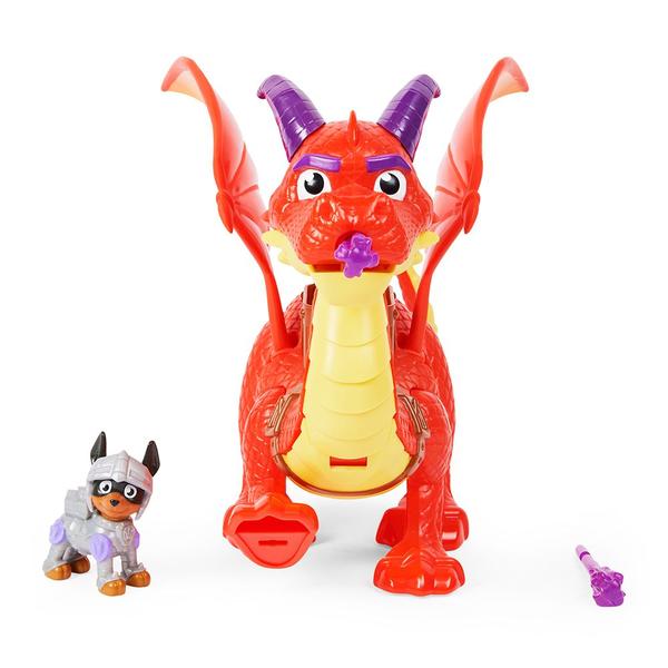 Imagem de Figuras - Patrulha Canina Rescue Knights - Dragão Sparks e Claw - Sunny