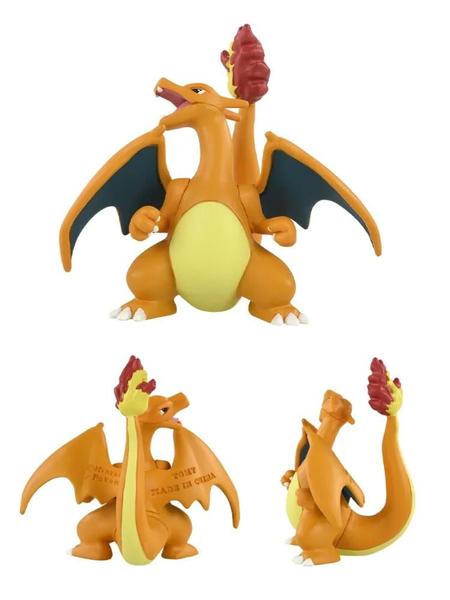 Imagem de Figuras Pokémon Série EXÁSSIA Pikachu Charizard Raichu Venusaur 2018 TOMY Versão Asiática Presente