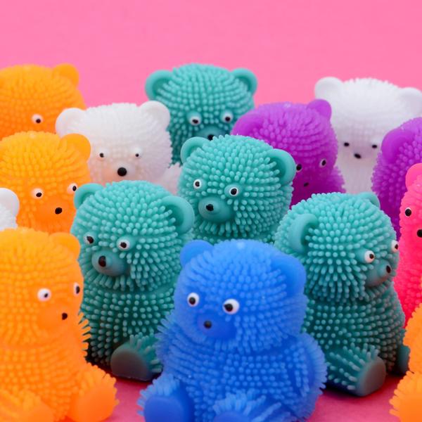 Imagem de Figuras Squishy Bear Toys Entervending Paffers 4,4 cm, 24 unidades