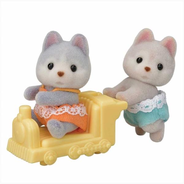 Imagem de Figuras - Sylvanian Families - Gêmeos Huskys - Epoch Magia