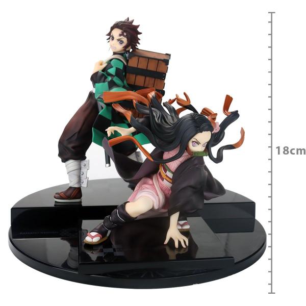 Imagem de Figure Demon Slayer: Kimetsu No Yaiba - Nezuko Kamado E Tanjiro Kamado - Precious G.e.m Series Ref.:831157