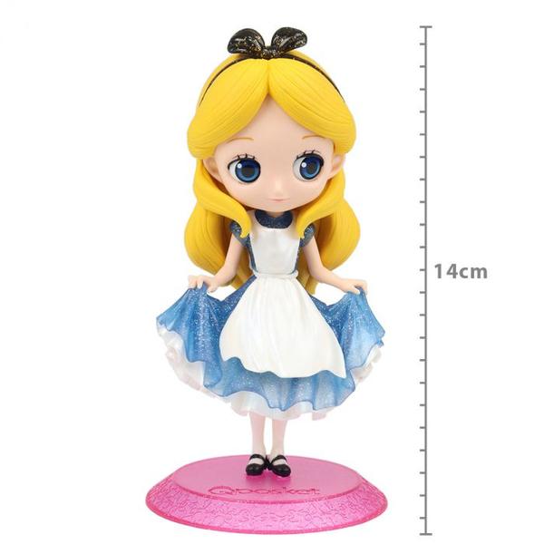 Imagem de Figure - disney q posket - alice - glitter line - ref:21271/21272 - bandai banpresto