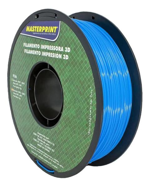 Imagem de Filamento Impressora, Masterprint, ABS Premium, 3D, Preto, 1,75 mm, Rolo de 1 kg