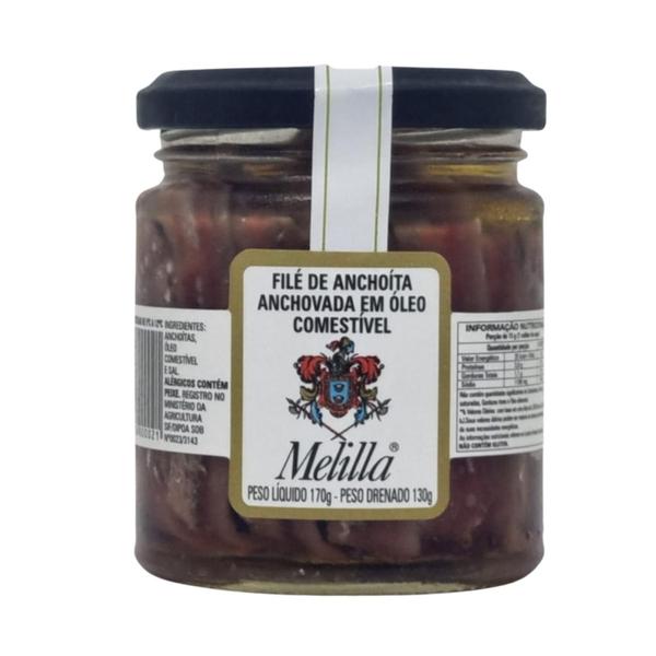 Imagem de Filé de anchovas Melilla vidro 170g