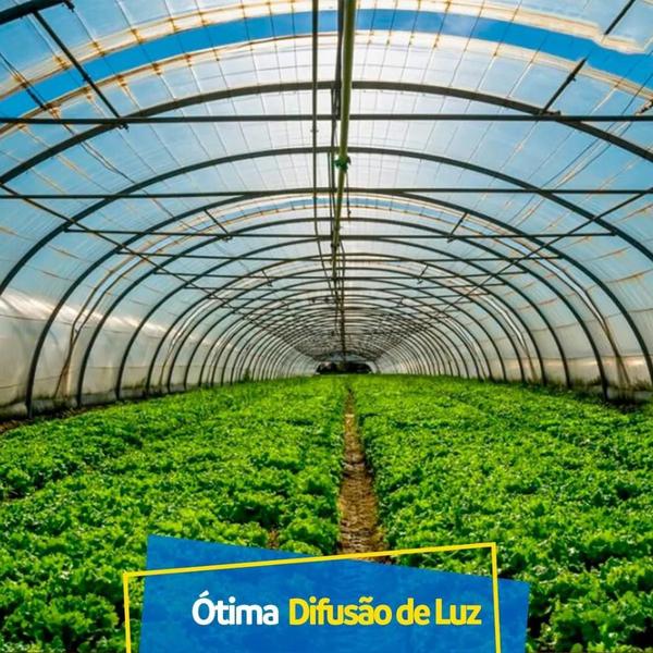 Filme Agrícola Difusor De 75 Micras - 2,20x100m - Shoplonas Imagem de Filme Agrícola Difusor De 75 Micras - 2,20x100m