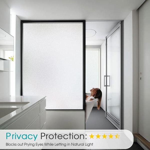 Imagem de Filme de privacidade para janelas Coavas Frosted Glass UV Blocking