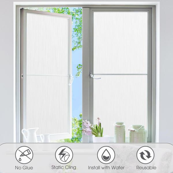 Imagem de Filme de privacidade para janelas Coavas Static Cling Frosted Glass 44x100cm