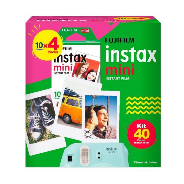 Imagem de Filme Fujifilm Instax Mini Branco 40 Fotos, 54 X 86 mm, ISO 800