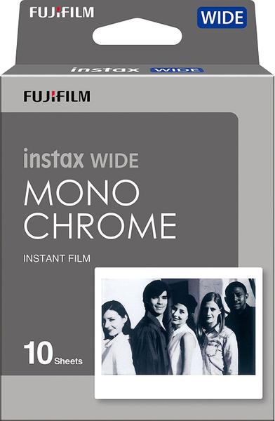 Imagem de Filme Fujifilm Instax Wide Monochrome, 10 folhas, pacote com 2 folhas