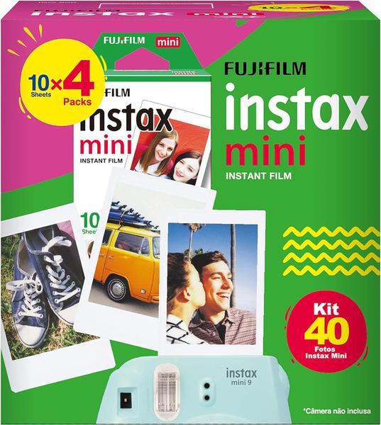 Filme Instantâneo Fujifilm Instax Mini 40 Fotos Imagem de Filme Instantâneo Fujifilm Instax Mini 40 Fotos