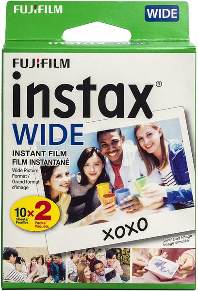 Imagem de Filme Instantâneo Fujifilm instax Wide, 20 Exposições, Branco, Nova Embalagem