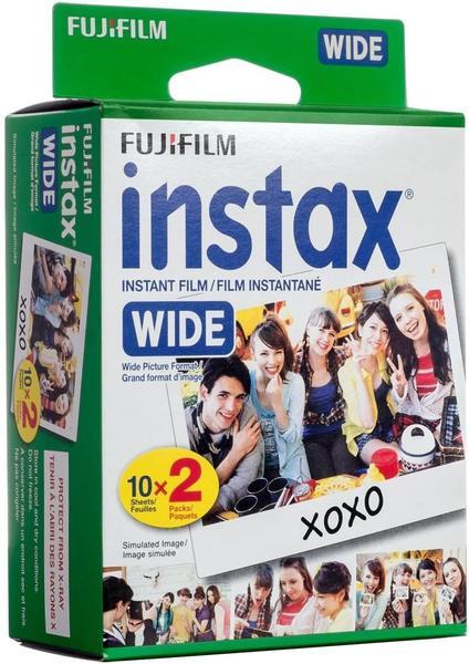Imagem de Filme Instantâneo Fujifilm instax Wide, 20 Exposições, Branco, Nova Embalagem