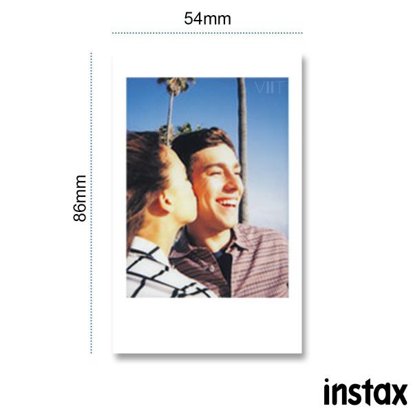 Imagem de Filme Papel Fotográfico Polaroid Fujifilm Instax Mini 20 Fotos 54x86mm p/ Instax Mini 7, 8, 9, 11 Mini Link LiPlay Share