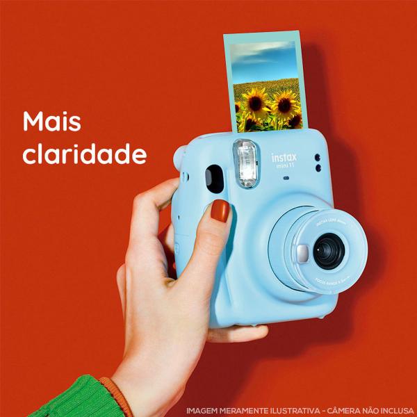 Imagem de Filme Papel Fotográfico Polaroid Fujifilm Instax Mini Branco 20 Fotos + Sky Blue 10 Fotos P/ Instax Mini 7 8 9 11 LiPlay
