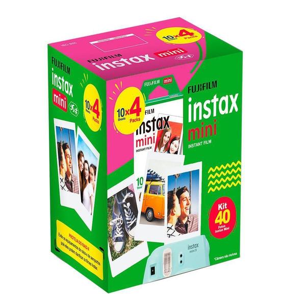 Imagem de Filme para Instax Mini com 40 Fotos - 40 Filmes Instantâneos - Fujifilm