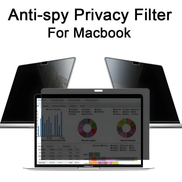 Imagem de Filme Protetor de Tela Anti-Espionagem e Anti-Reflexo para MacBook Air/Pro (13", 13.6", 14", 15", 16") - M1 e M2