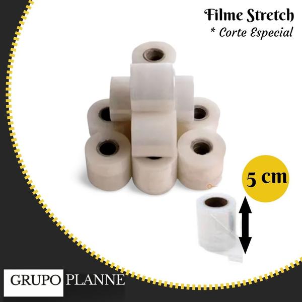 Imagem de FILME STRETCH CORTE 5cm 50mm 1'