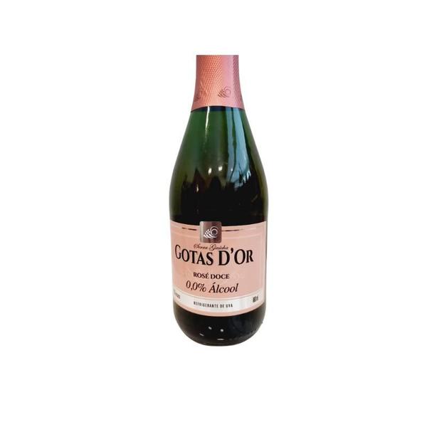 Filtrado Gotas Dor Rose Doce S/alcool Garibaldi 660ml Brasil - Gotas D'or Imagem de Filtrado Gotas Dor Rose Doce S/alcool Garibaldi 660ml Brasil