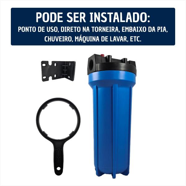 Imagem de Filtro Água Poço Caipira Nascente Cisterna 1800 L/h 3 Refis