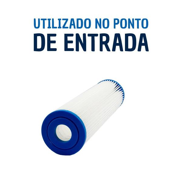 Imagem de Filtro Água Poço Caipira Nascente Cisterna 3000 L/h 3 Refis