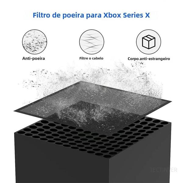 Imagem de Filtro Antipoeira e Ventilador de Refrigeração para Xbox Series X