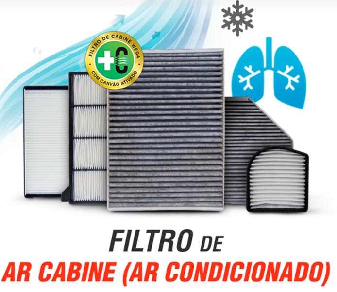 Imagem de Filtro ar cond Cabine Carvao Ativado Byd Song Plus Híbrido 1.5 22/