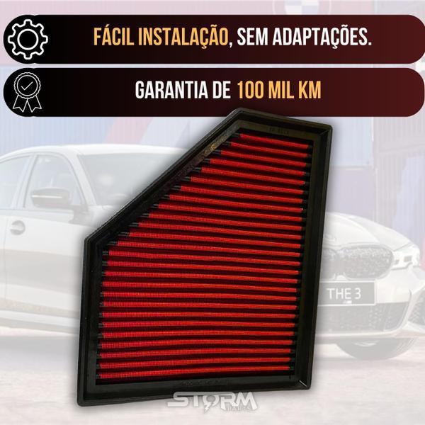 Imagem de Filtro Ar Esportivo Bmw 330I 2.0 Turbo G20 Ano 2019 A 2021