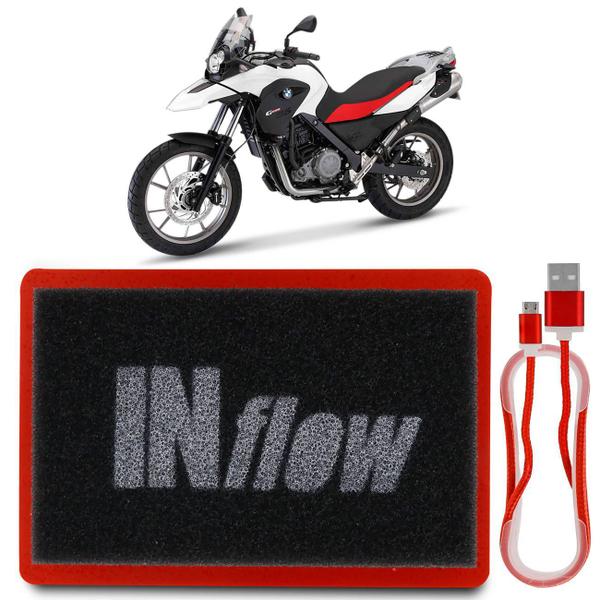 Imagem de Filtro Ar Esportivo BMW F650 GS Dakar G650 GS Sertão Inbox MHPF2000 