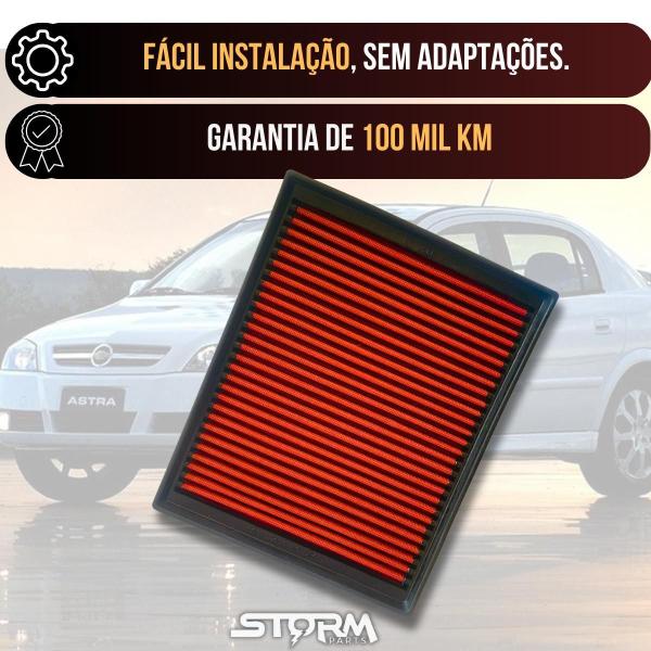 Imagem de Filtro Ar Esportivo Chevrolet Astra 2.0 16V Flex 2003 A 2011