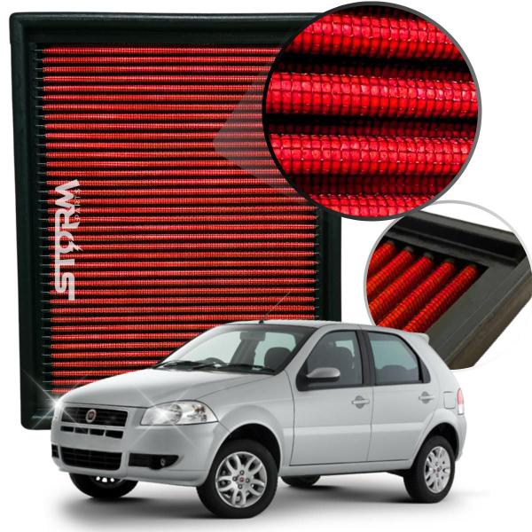 Filtro Ar Esportivo Fiat Palio Motor 1.4 8v Ano 2005 A 2012 - RS FILTER Imagem de Filtro Ar Esportivo Fiat Palio Motor 1.4 8v Ano 2005 A 2012